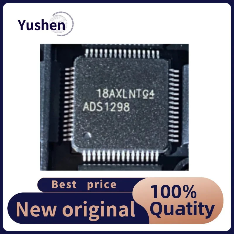 

ADS1298IPAGR ADS1298 TQFP64 Packaged Integrated Circuit Analog Converter Chip 100% Quality