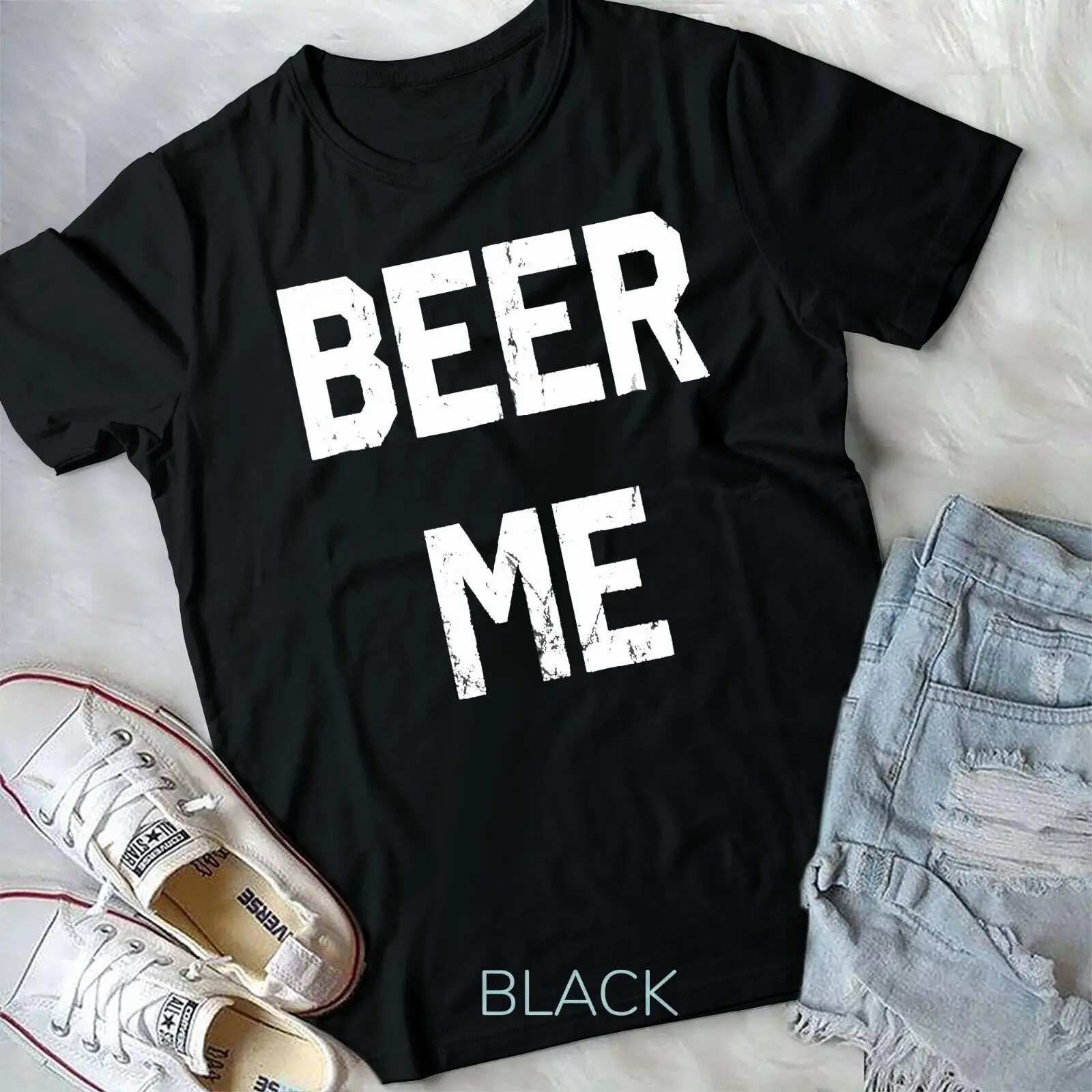 Beer Me T-Shirt Funny Beer Drinking T-Shirt Unisex T-shirt