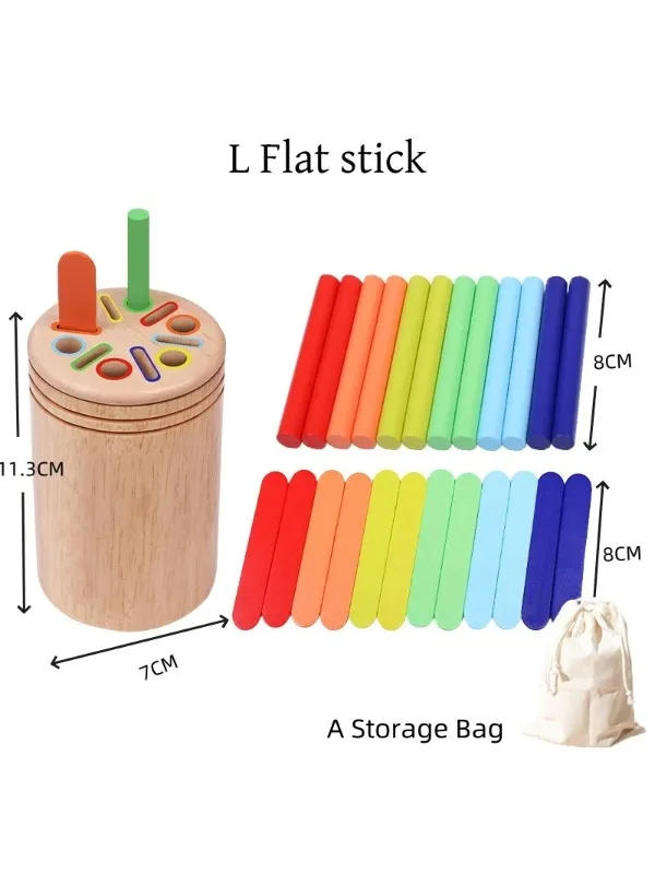 Jouets en bois Montessori, Classification des couleurs, jouets à motricité Fine, jouets sensoriels assortis, Puzzle éducatif pour la petite enfance