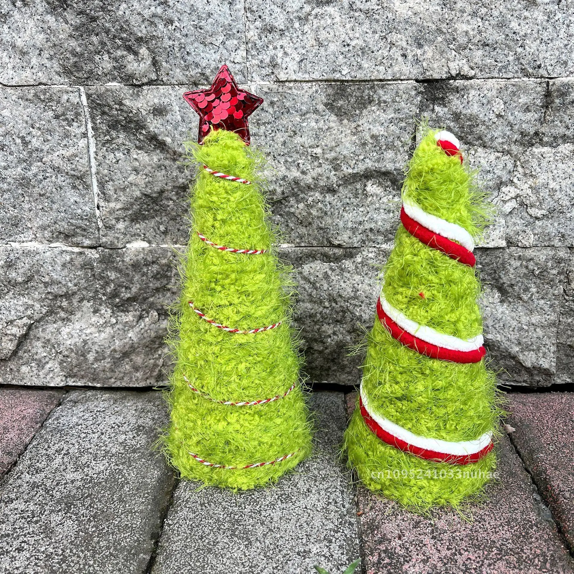 Mini Christmas Tree Christmas Table Shelf Ornaments Scene Layout Decorations Tray Ornaments