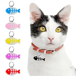 Personalized Dog Tag Pet Engraving Id Name Tag Puppy Nameplate Pendant Anti-Lost Cat Id Tags Fish Decoration Pet Dog Accessories