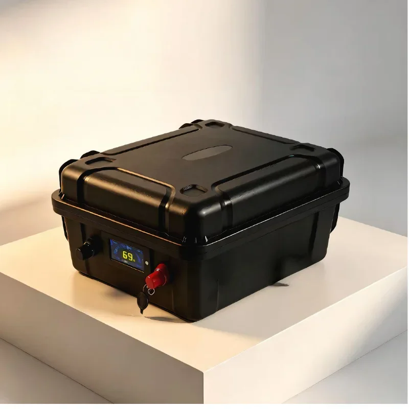 12V LiFePO4 Energy Storage Battery Pack 60Ah‑200Ah Rechargeable Power Source for Off‑Grid Household RV Marine Camping