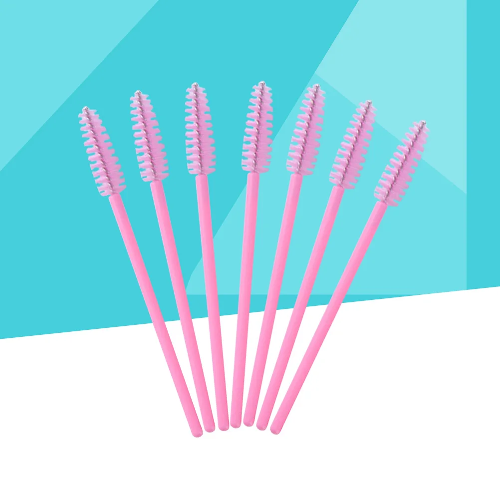 100本入りまつげメイクブラシキット、均一なマスカラ塗布のための柔軟なチップ付き、まつげスタイリング用品