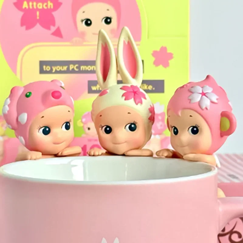 

Sonny Angel Mini Figures Cherry Blossom Series Hippers Decorative Blind Box Guess Bag Desktop Decoration Blind Bag Toys Anime