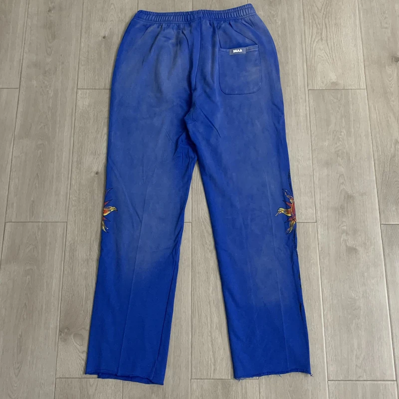 26SS New DUAA Pants Men's Women's Street Trend Brand American Style Beaded Print Duaa Casual Pants