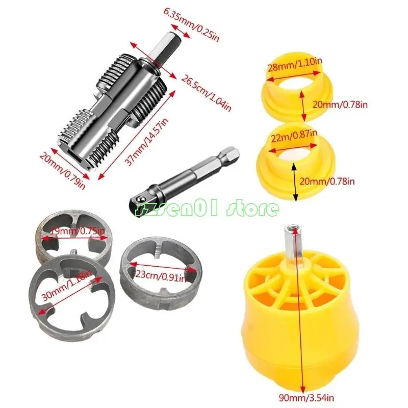 Outil G32A PVC Filet Maker pouces 3/4 pouce PVC Tipe Fizing Dies Plumbing Tool