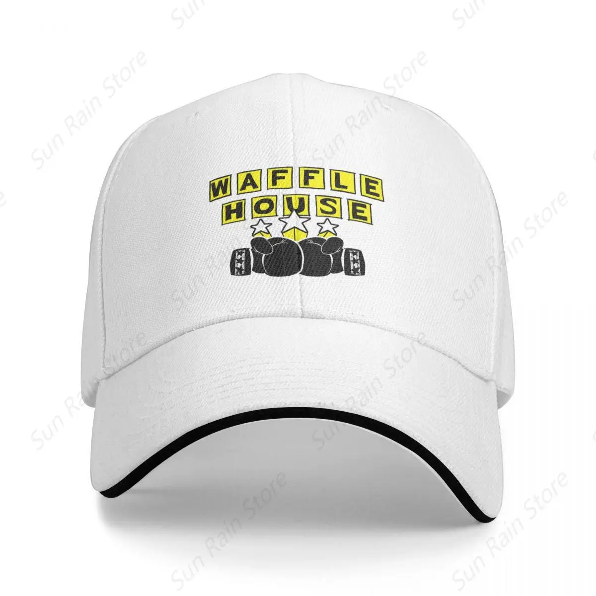 Waffle House Cap Fashion Casual Baseball Caps Adjustable Hat Hip Hop Summer Unisex Baseball Hats Customizable Polychromatic