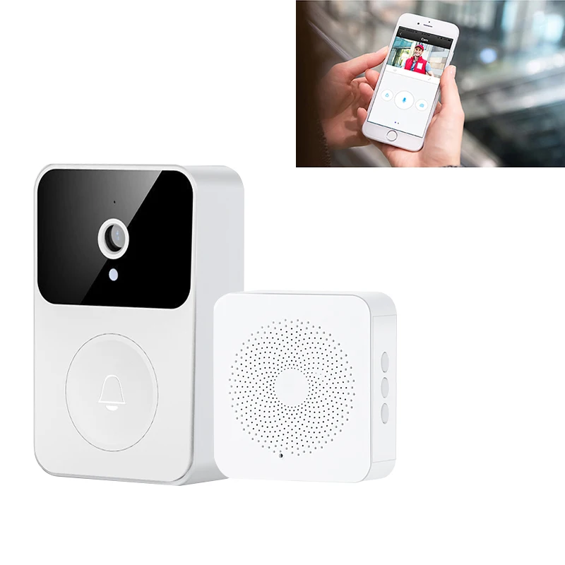 X9 Wireless Video Doorbell Home Door Bell 2.4Ghz Remote Language Intercom Mobile WiFi Intercom for Home