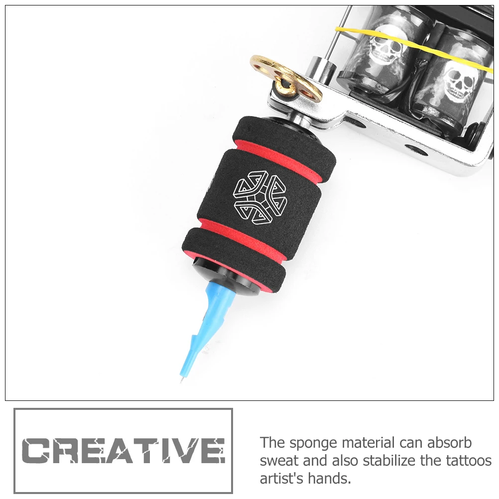 

Tattoos Grip Cover Non-Slip Thick Sponge Handle Sleeve Supple Protective Sleeve Absorbs Sweat for Tattoo Grip Cover