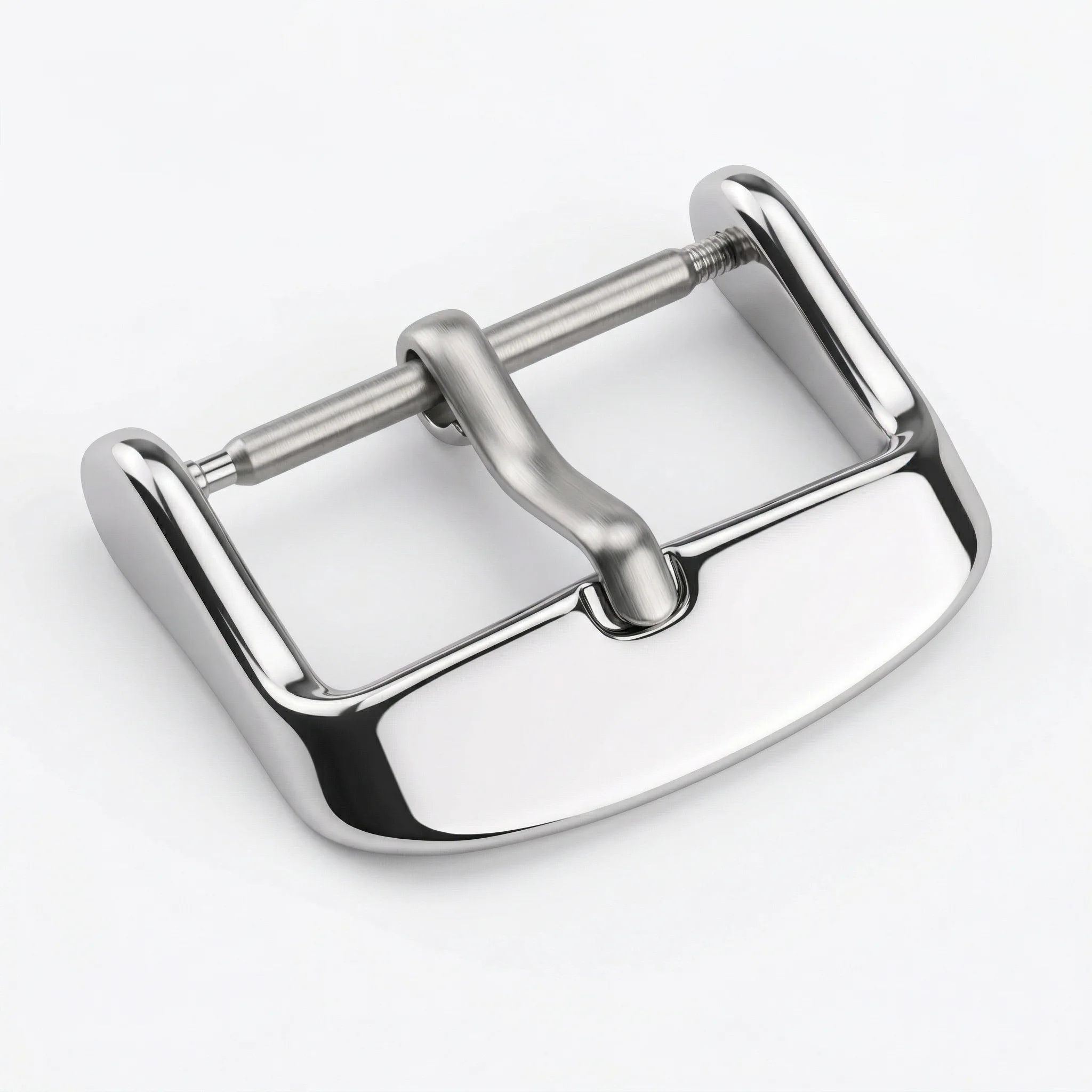 Wholesale 15pcs/Set Solid Stainless Steel Watch Band Clasp 16 20 22 24mm Silver Gold Metal Leather Watchband Strap Buckle Belt