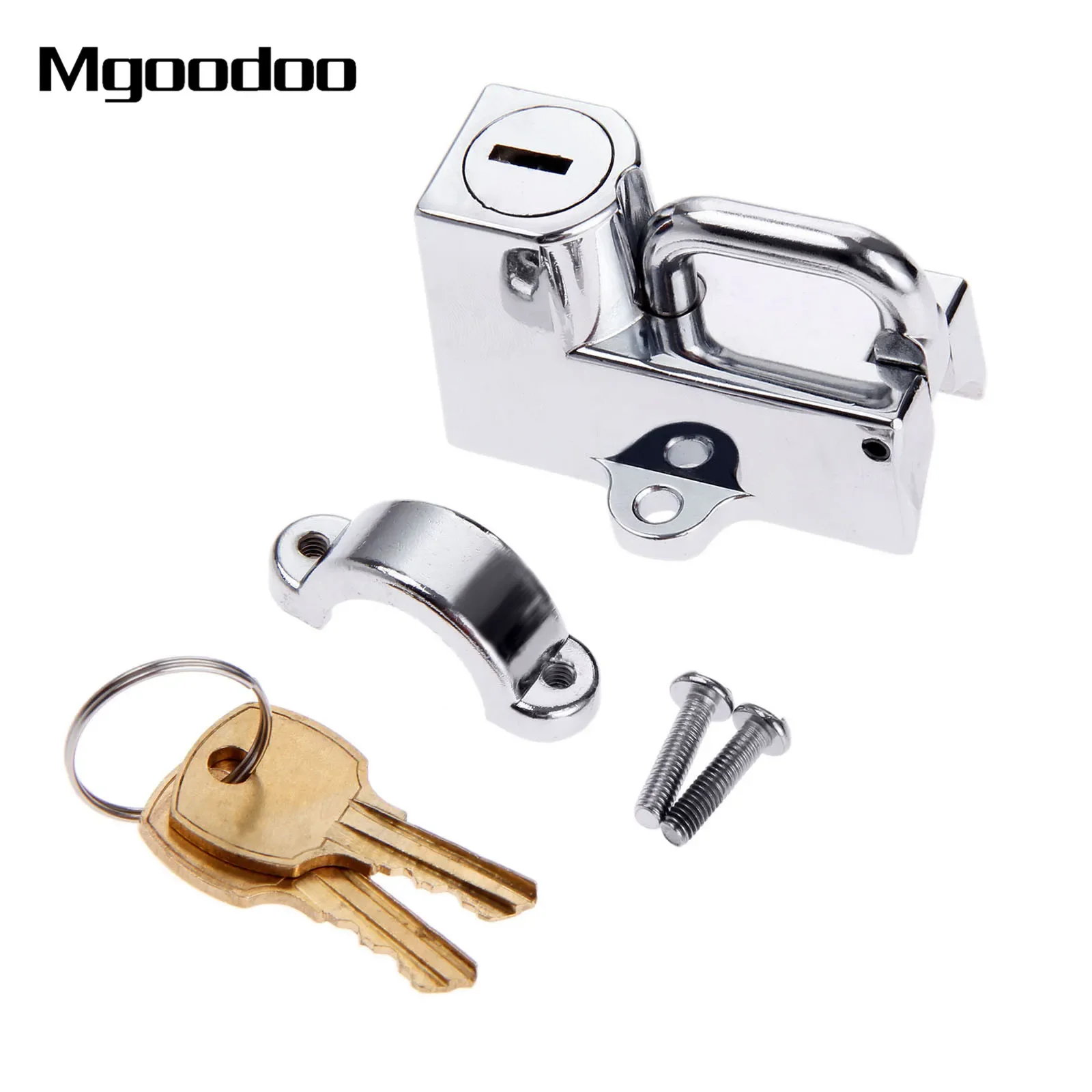 

Mgoodoo 1Set Universal Motorcycle Helmet Lock 22mm Handlebars Helmet Security Lock Padlock W/2Keys For Motorbike 22mm Handlebar