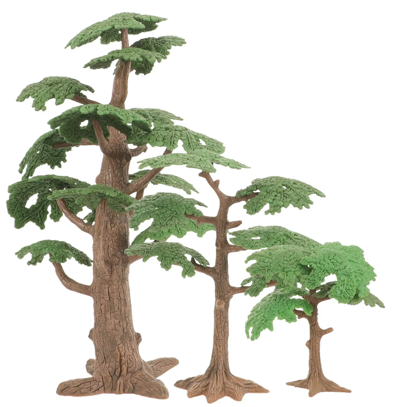 

3Pcs Miniature Tree Simulation Sand Table DIY Plant Ornaments Micro Scenery Landscape Accessory Decoration Miniature Tree Model