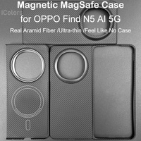 for OPPO Find N5 Real Carbon Fiber Aramid Fiber Case Ultra-thin Lightweight Cover Feel Like No Case Oppo N5 Phone Accessories