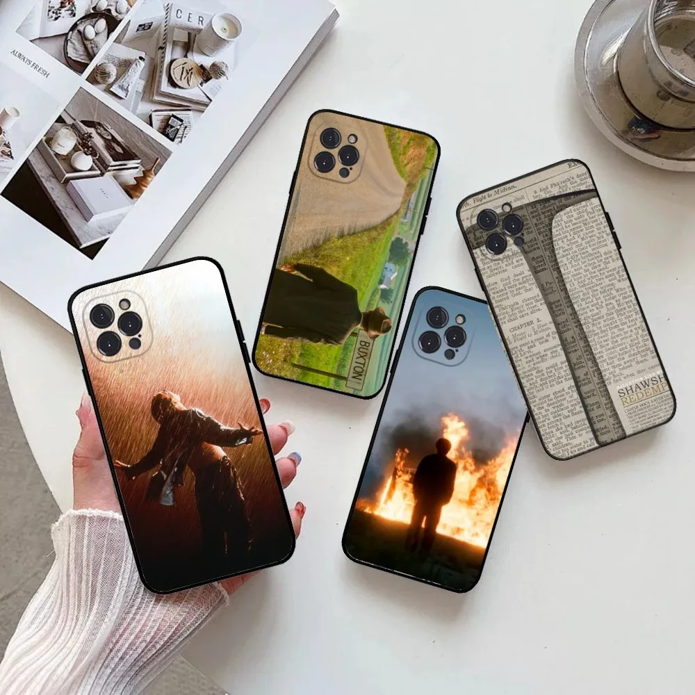 

S-Shawshank R-redemption Phone Case for IPhone 15,14,13,12,11 Pro Max Mini 8,7 Plus SE2 X XR XS MAX Silcone Soft Covers