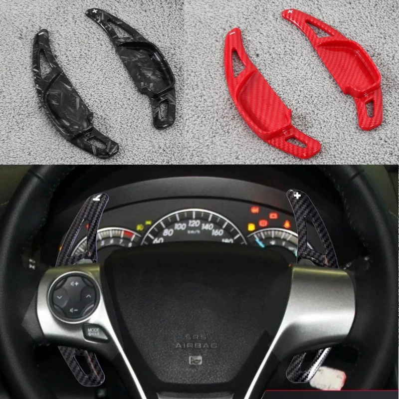 

2Pcs ABS Paddle Shifter For Toyota Camry Corolla Zelas RAV4 Nova Mark X Levin Fortuner Shift Paddle Steering Wheel Paddle Parts