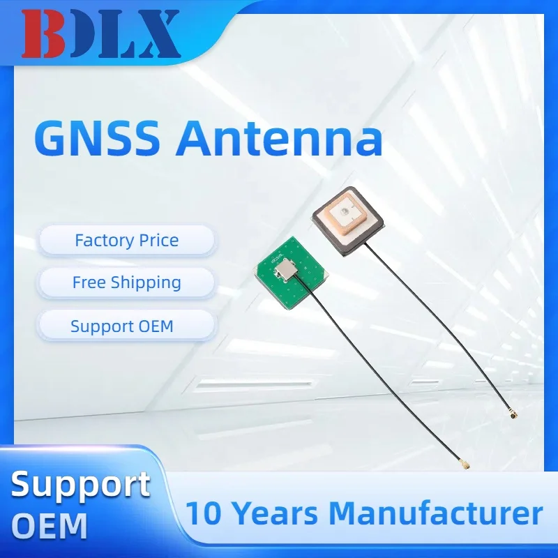 

GNSS Antenna GPS L1 L5 Active/Passive High Precision Ceramic Antenna for Vehicle Navigation Drone Surveying Built-in Antenna