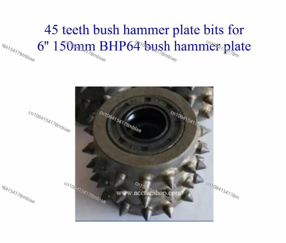 6'' Galvanized surface bush hammer plate for bush hammered granite marble |150mm Litchi surface alloy wheel Disk | 4 bits