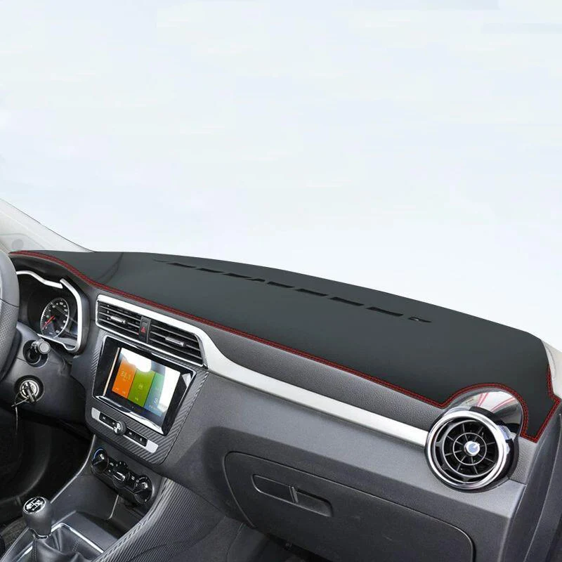 Leather Dashboard Cover Leather Dash Mat Anti-Glare Dashboard Pad For MG HS ZS 2017 2018 2019 2020 2021 2022 2023