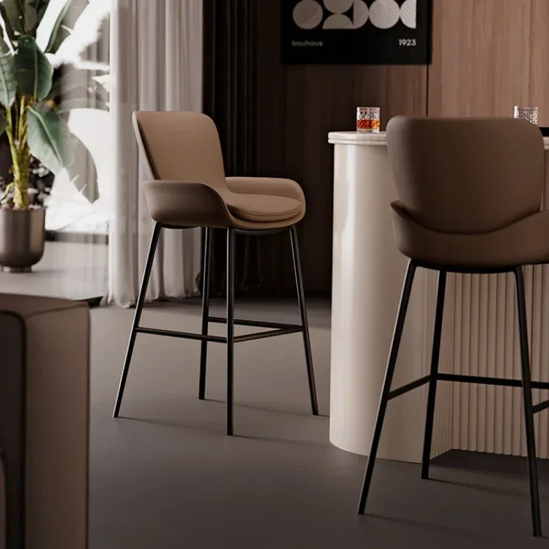 Library Dining Bar Chair Design Kitchen Island Barstool Modern Bar Stool Lounge Restaurant Sillas Para Comedor Home Furniture