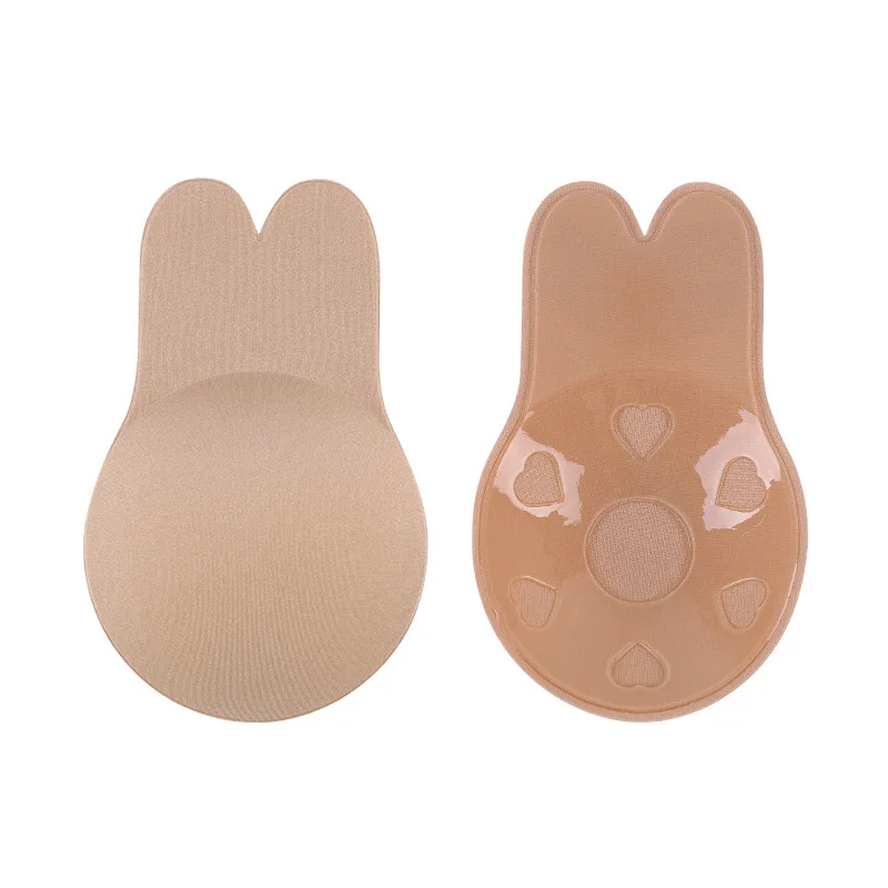 

Women's Invisible Silicone Bra Patch Anti Convex Point Anti Wandering Light Rabbit Ear Lifting Chest Patch