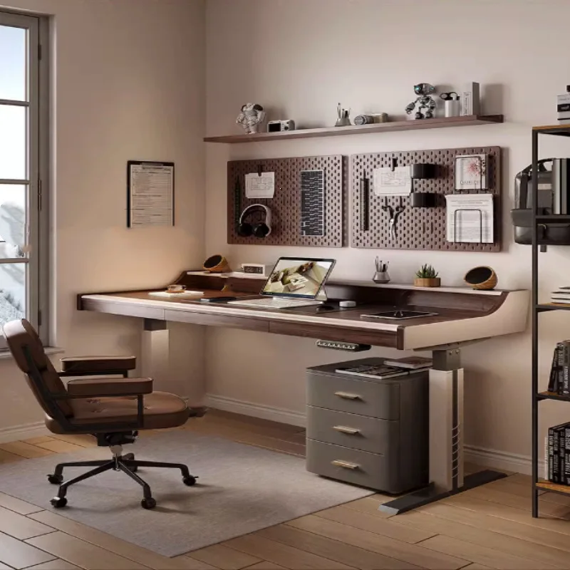 Smart lifting desk Internet celebrity student computer desk, Italian minimalist