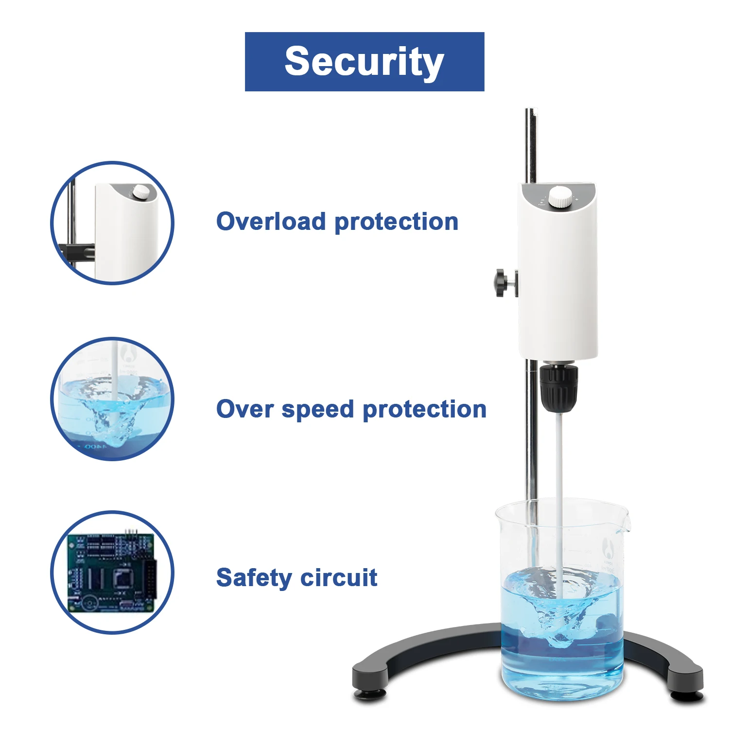OS10-Mini Factory Price Overhead Stirrer 10L Maximum Stirring Capacity for Laboratory Use in Mixing Equipment