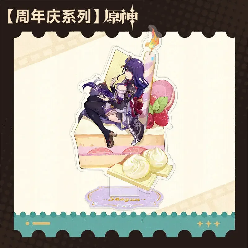 Anime Genshin Impact Furina Venti Raiden Shogun Acryl Staande Board Teken Cosplay Cartoon Gift