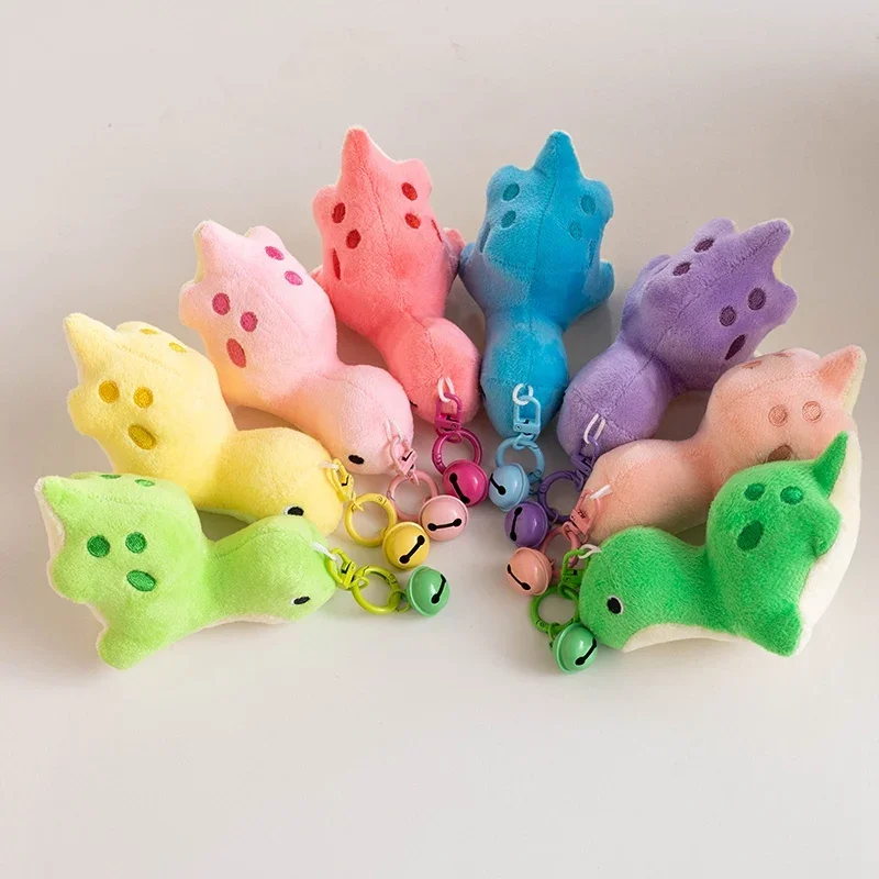 8 colori dinosauro morbido ciondolo regalo peluche peluche Kawaii Dino peluche simpatico giocattolo peluche Kawaii portachiavi zaino Decor