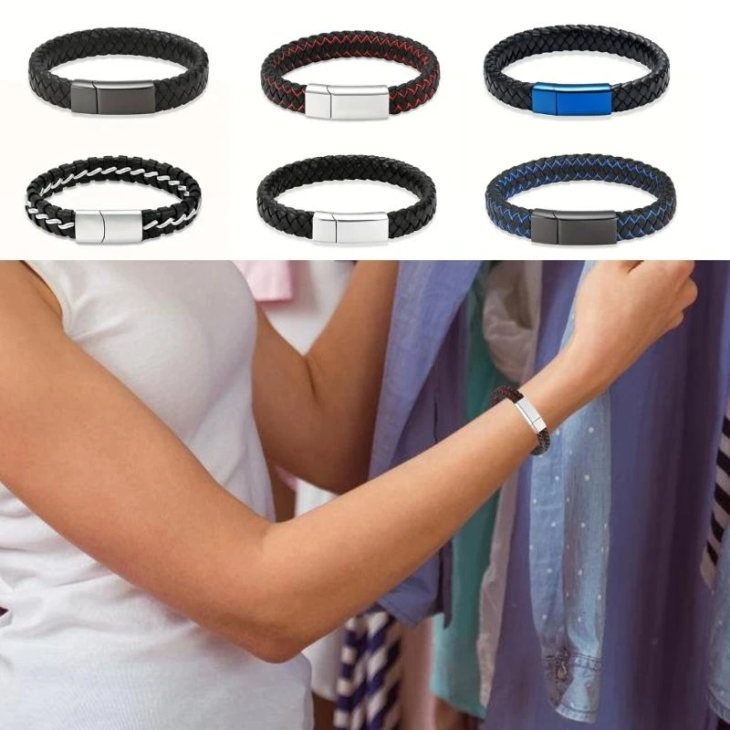 2pcs灰のペット火葬ブレスレット磁気留めますclasp