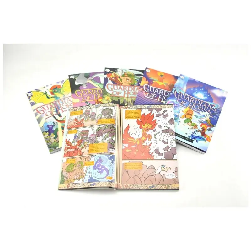 Guardians of Horsa 1-6 Set, Roan Black Graphic Novel, Full Color Children's Books, English Original Import 5-9