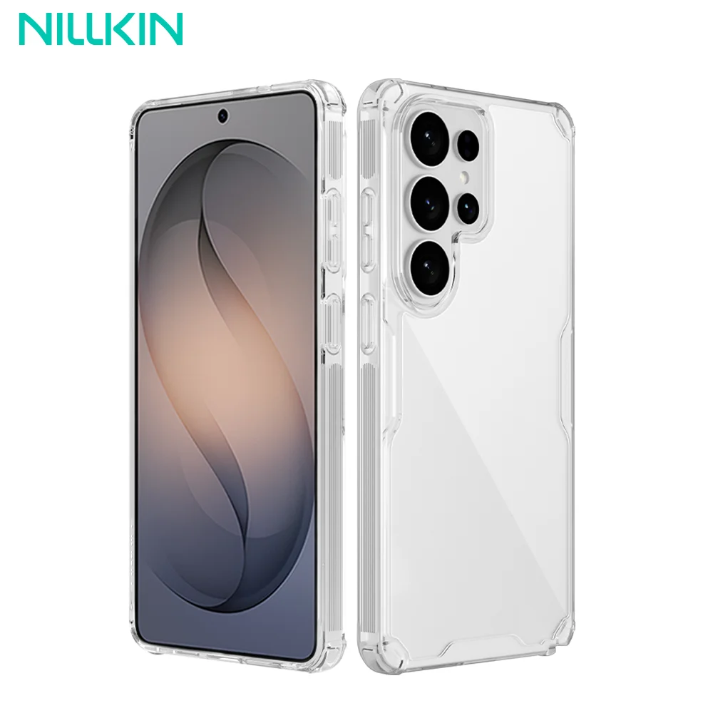 

Чехол NILLKIN для Samsung Galaxy S26 Ultra, Nature Pro, гибридный, из ТПУ, классический, прозрачная задняя крышка для Samsung S26/S26 Plus