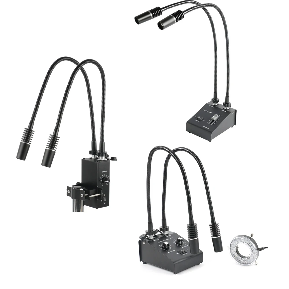 Imagem -02 - Lâmpada Led de Alto Brilho com Pescoço de Ganso 6w 6400k Iluminador Lâmpada Luz de Preenchimento para Indústria Vídeo Microscópio Câmera