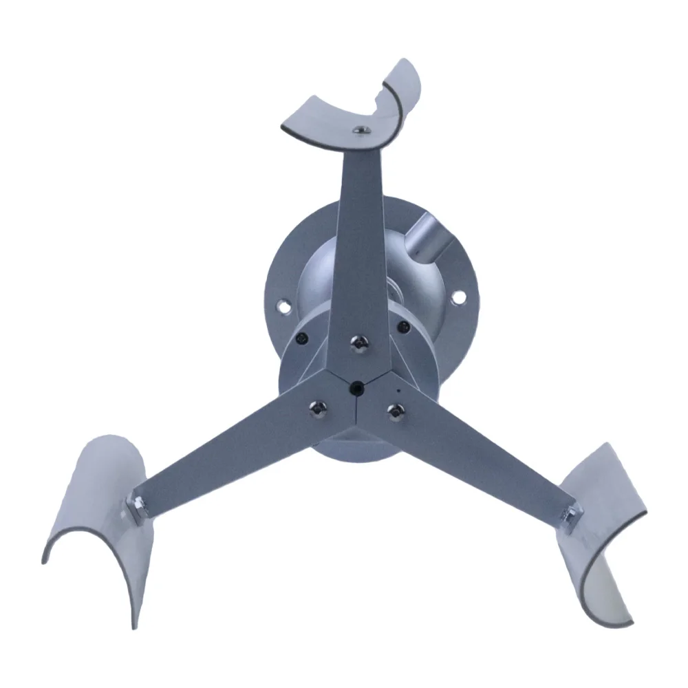 Vertical Axis Wind Turbine Model Three-phase Permanent Magnet Generator Windmill Toy Night Light Making DIY Display