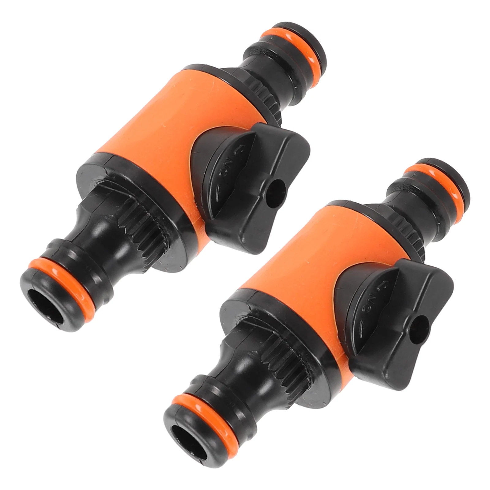 Agriculture Hose Connector Extend Hose Fitting Garden Hose Tools Quick Coupler Set Shut Off Valve 2Pcs ABS TPR