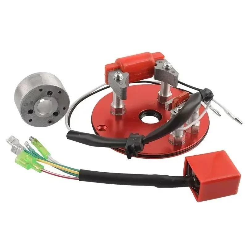 

Hot Sale Moto Horizontal Engine Motorcycle Magneto Coil Inner Rotor Stator Asse for 50/110/125/140/150CC Scooter Go Kart