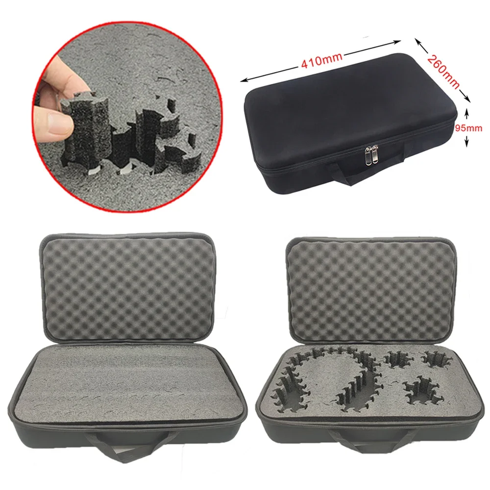 

Hard Storage Case With DIY Foam Reconfigurable Crosslinked Foam For Outdoor Tool Accessories Camera Bag Travel Zipper Box