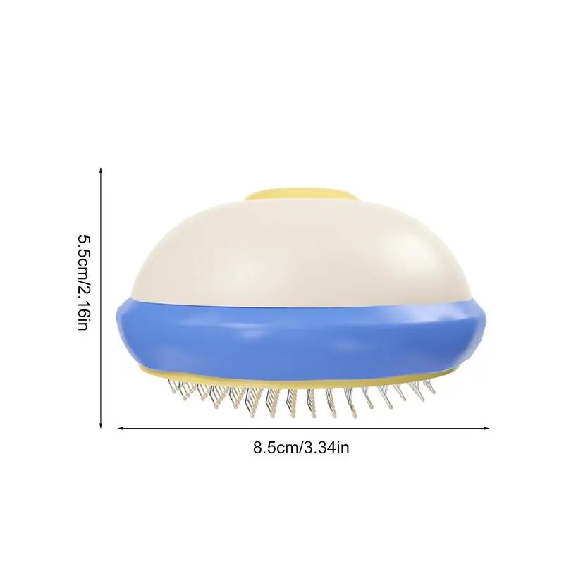 Grooming Brush For Cats Cat Brush For Short Hair Cats With Release Button Dog Shedding Brush For Grooming Gently Removes Loose