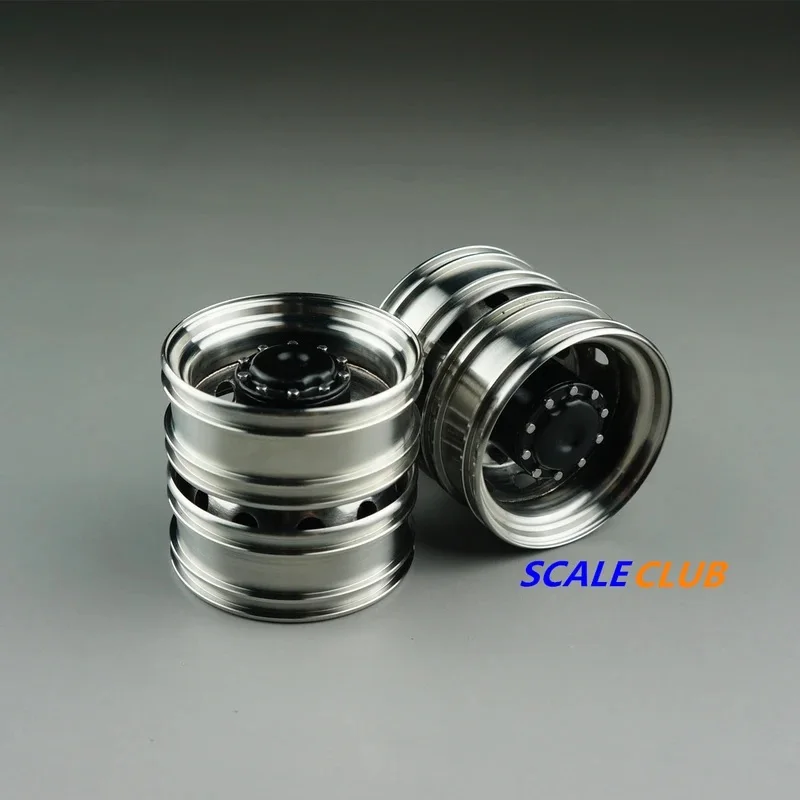 

Scaleclub 1:14 Drag Head, грязевая головка, обновленная металлическая задняя ступица для Tamiya Rc Truck Trailer, самосвал для Scania Man, запчасти
