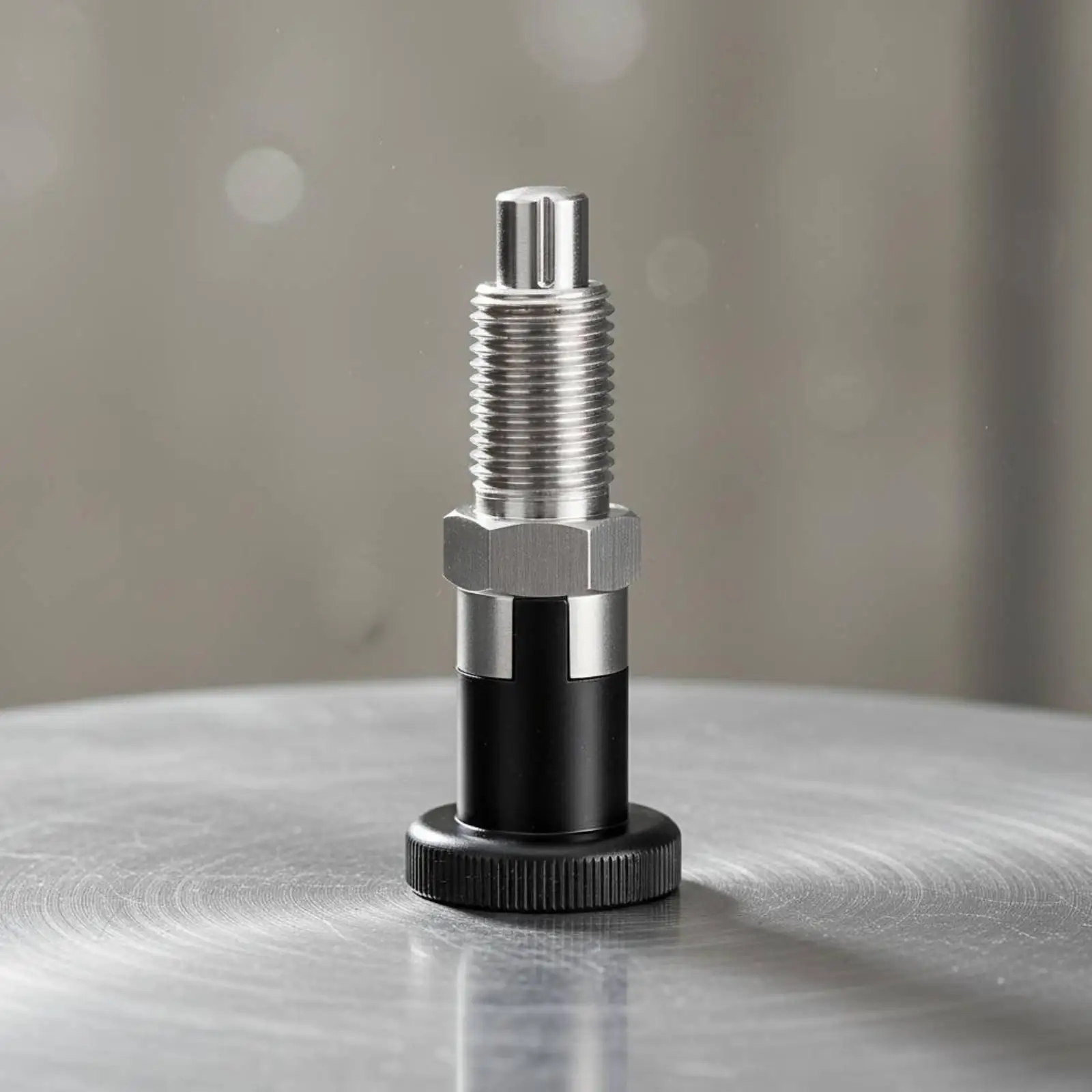 Fine Thread Stainless Steel Plunger Indexing Stop for Automated Machinery Precise Adjustment Positioning Hardware Parts