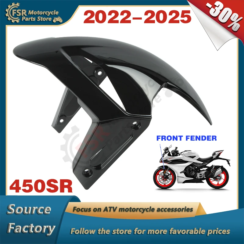 

FRONT FENDER,Fits CFMOTO 450SR 2022-2025 CF400-6F(EU5) CF400-6H,P/N:6AQV-050009-1001-0D000 6AQV-050009-1001-0BM00,Original parts