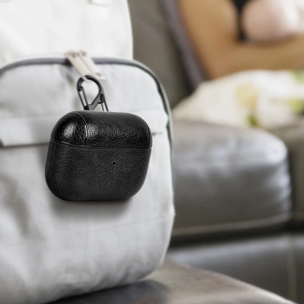 غطاء سماعة أذن من الجلد الصناعي لأجهزة AirPods 4 4th Gen حافظة لأجهزة AirPods Pro 2 2nd Pro2 حافظات لأجهزة AirPods 3 2 1 Funda سماعة الرأس Coque