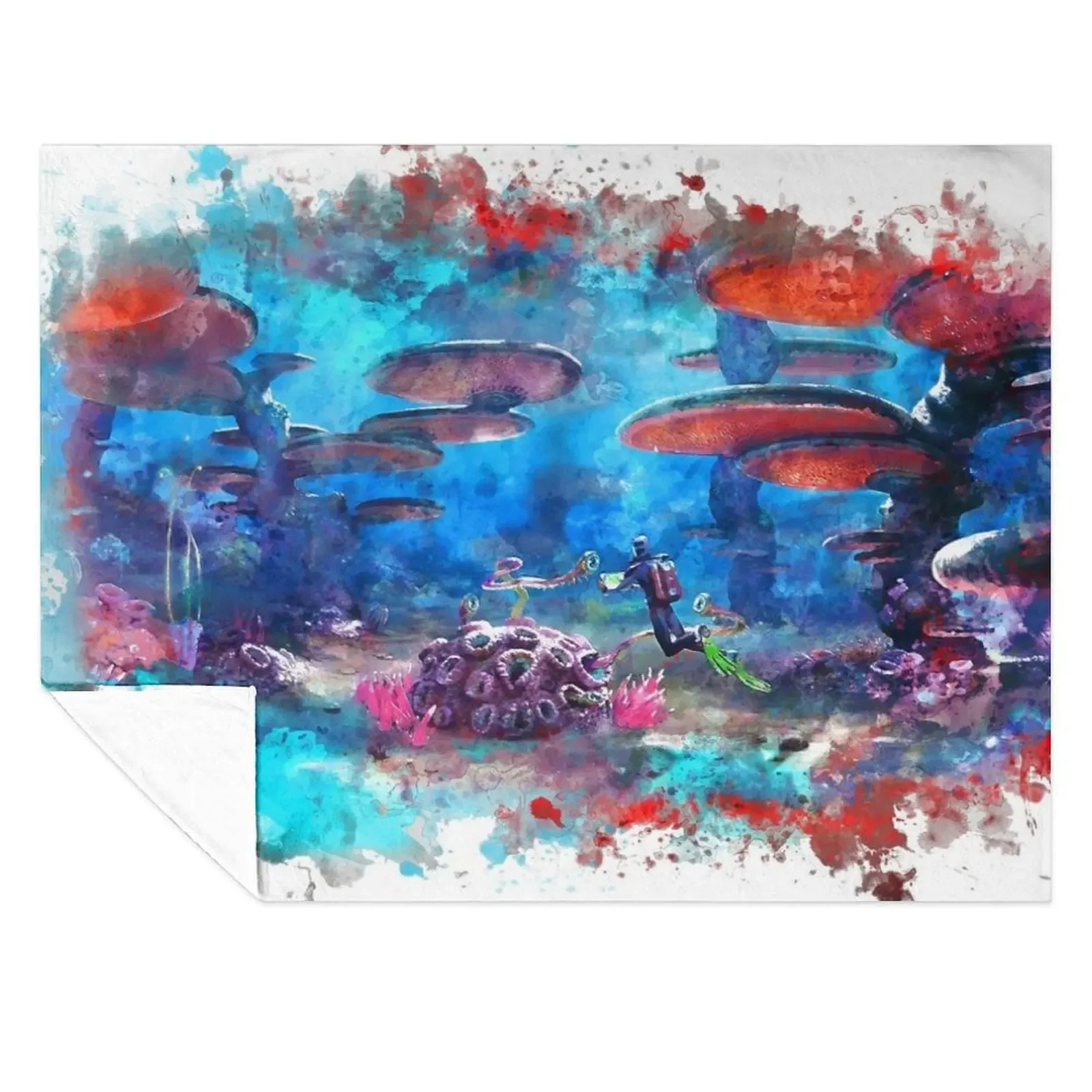 

Subnautica Throw Blanket Soft Big Luxury Throw for babies Luxury Thicken Blankets