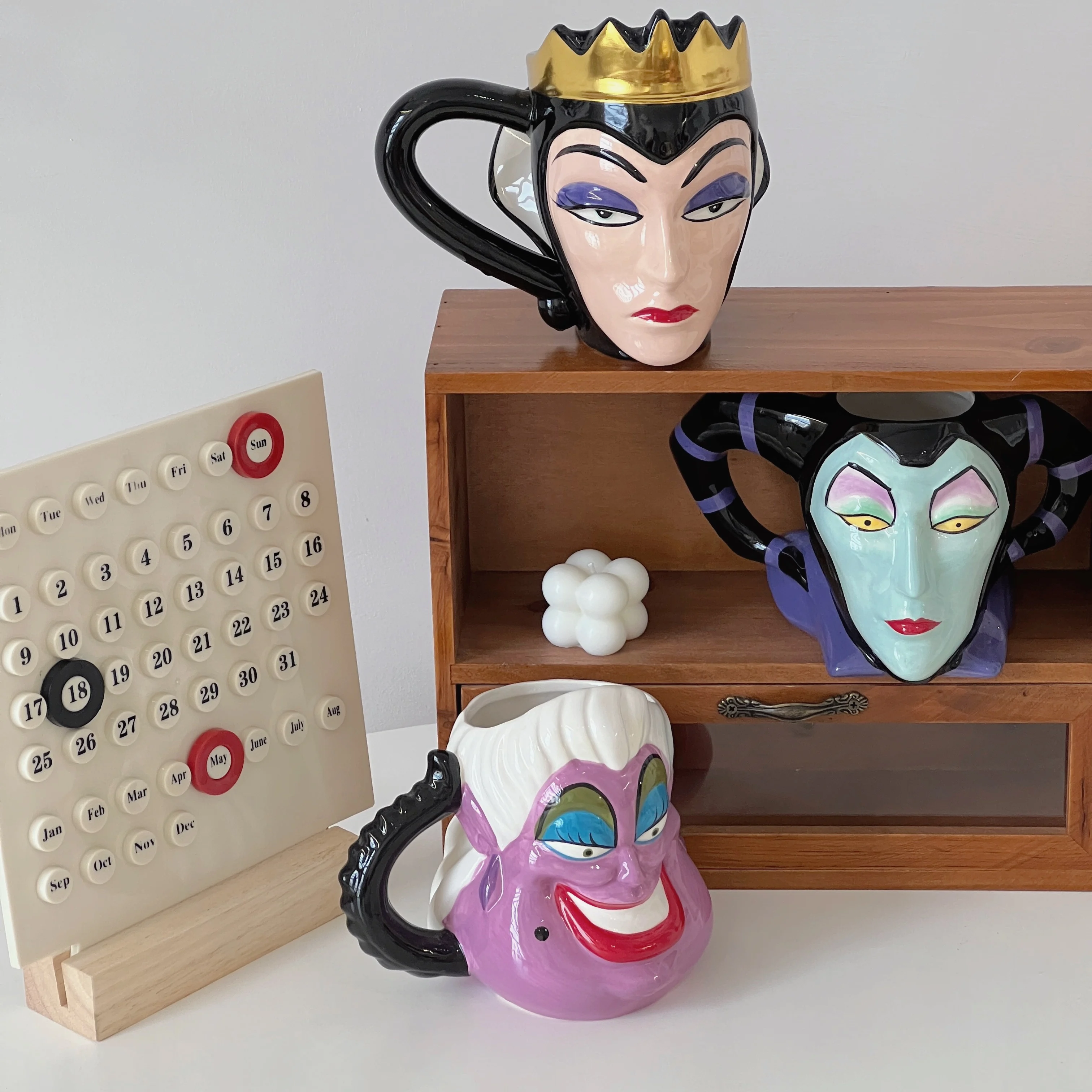 Creative Ceramic Mug Ursula Bad Queen Fun Water Cup Funny Gift Household Cup Three-dimensional Modeling Cup Birthday Gift