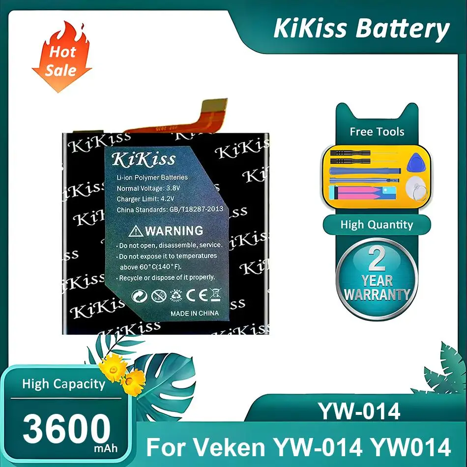 

KiKiss Battery For Veken YW-014,YW-014,3600mAh