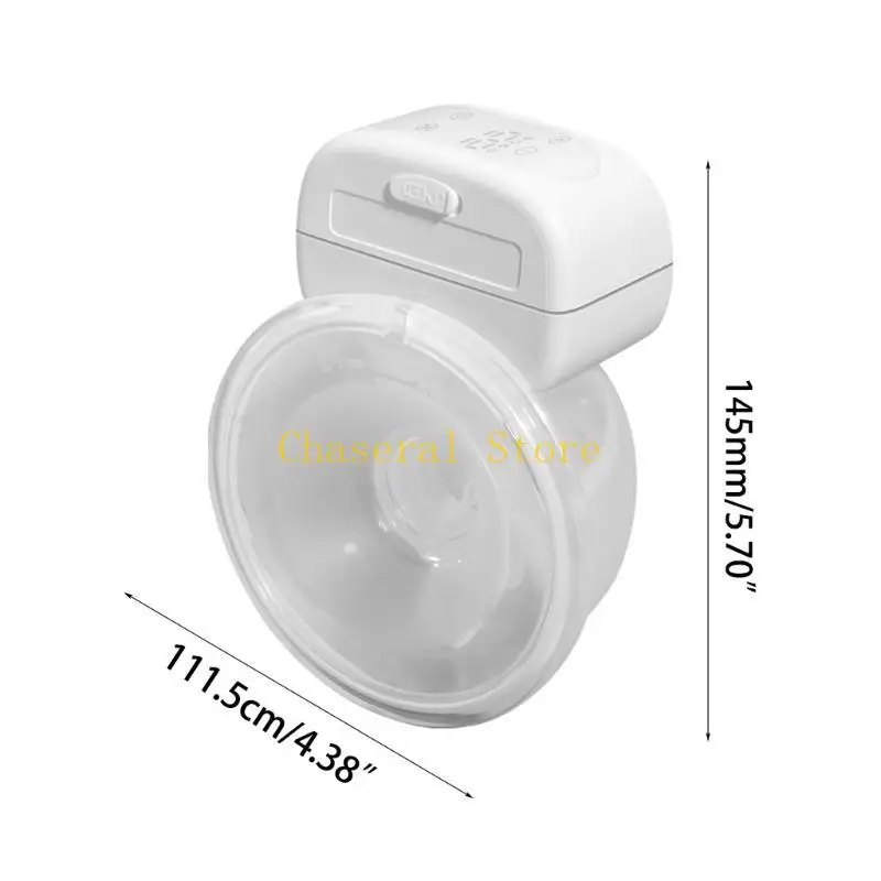 E7CE 4 모드 12 조절 가능한 속도 마사지 모유 수유 펌프 전기 흡입 펌프 LED 스크린 디스플레이가 있는 웨어러블 유방 펌프