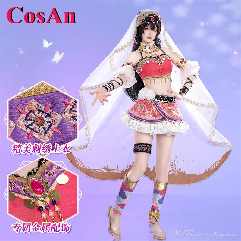 

CosAn Anime LoveLive Yazawa Nico Cosplay Costumes Dancing Diva Awakening Sweet Dress Activity Party Role Play Clothing S-XL New