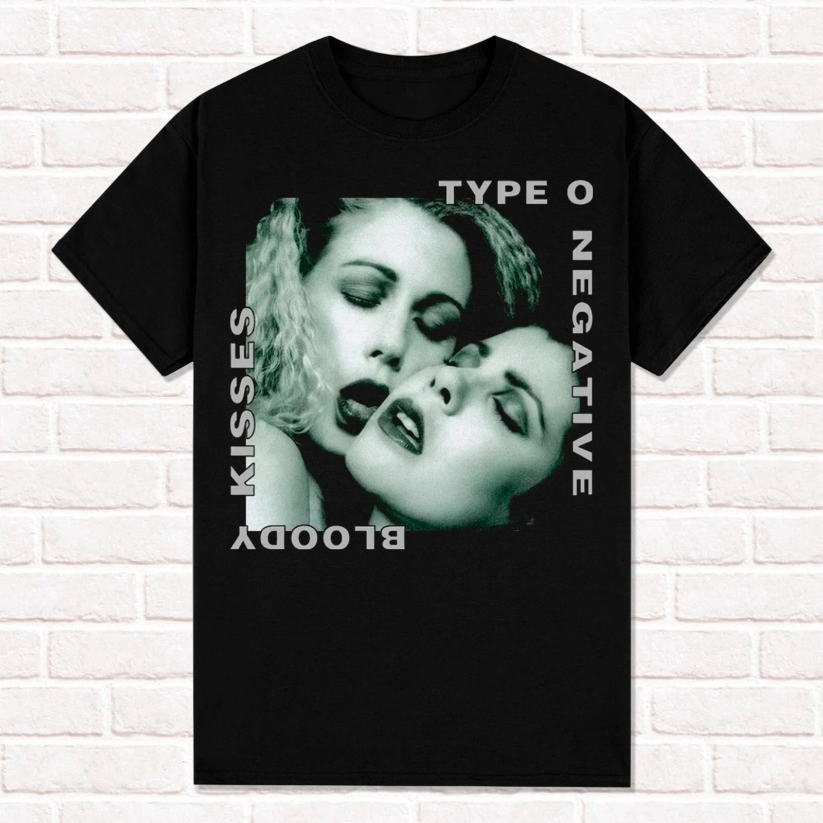 

Type O Negative T-Shirt Bloody Kisses 1993 Gothic Metal Doom Metal Tees Tops Unisex Cotton Short Sleeve High Street