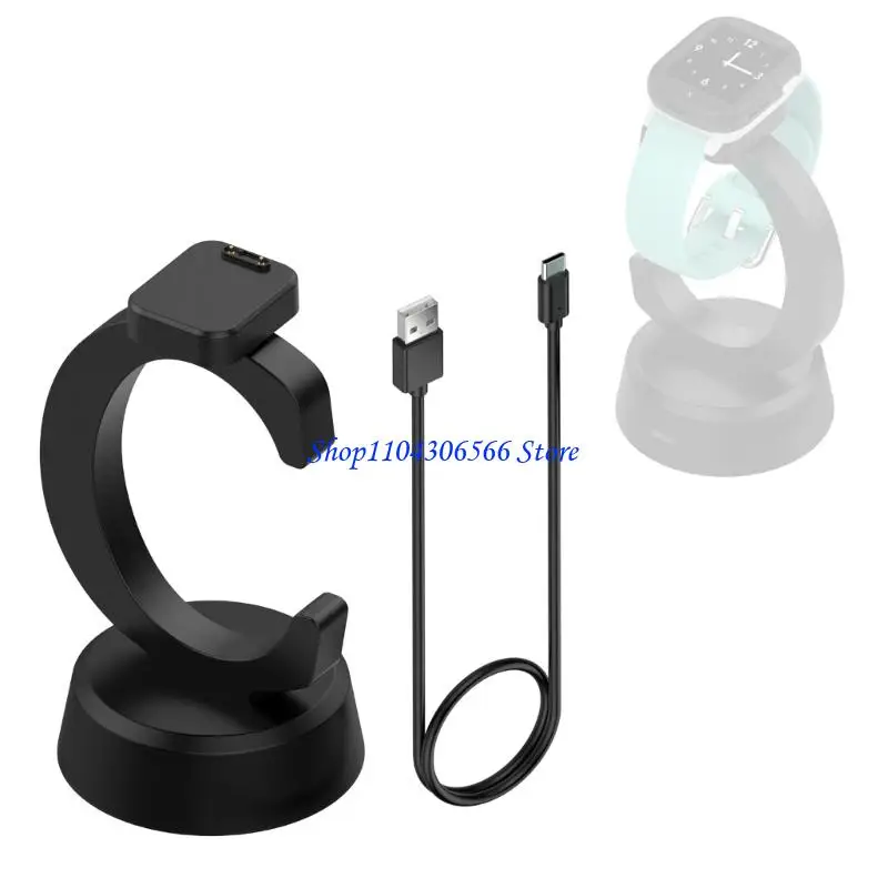 02DD Fast Charging Cable Dock Solution Suitable for Kids Smartwatch Featuring ABS Build Portable Design Safety and Efficiency