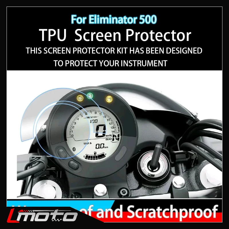 

Для KAWASAKI ELIMINATOR 450 500 Eliminator 500, защитная пленка для экрана мотоцикла, защитная пленка для приборной панели