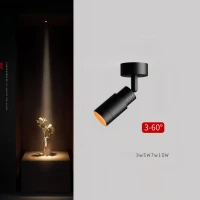 3-60 Degree Adjustable Angle Beam Led Spotlight Zoom  Focus Spot Light Mini Small Surface Mounted Ceiling Lamp Atmosphere Foco 6